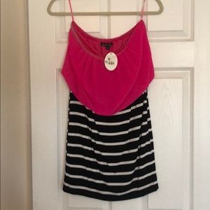 NWT Double Zero Strapless mini dress